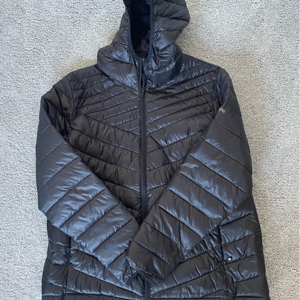 Bolder Gear, black lightweight puffer coat, women’s XL